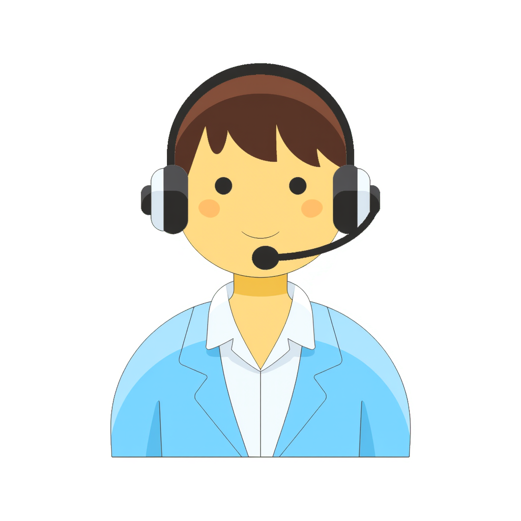 a customer support person 