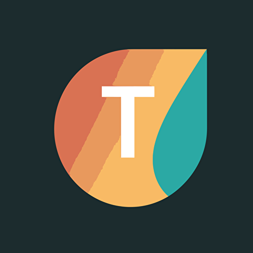 simple modern logo of letter T and L, modern, simplestic, vector