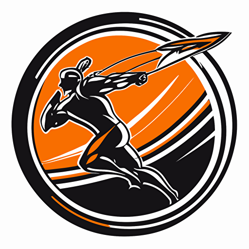 simple, sports logo style, vector, First Down and Goal,