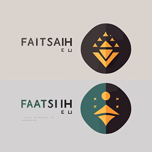 logo design for a fintech startup, minimalist, flat, vector , modern