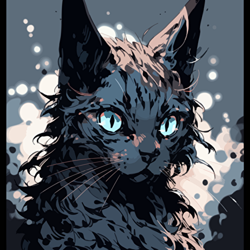 A monochromatic cat dog, using grayscale tones and a pop of color to create a visually engaging and stylish design, vector illustration,