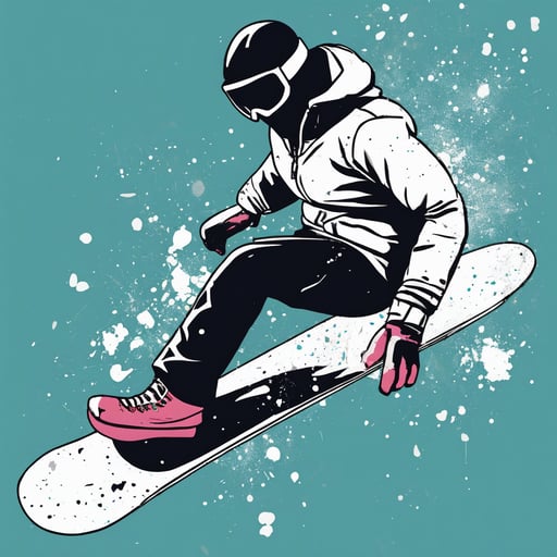 a person snowboarding
