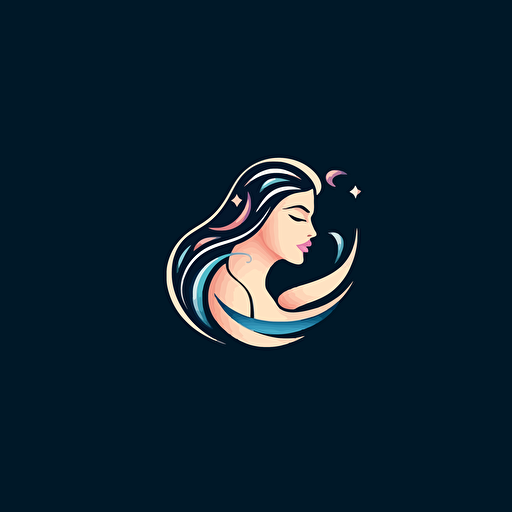 simple vector logo for obstetrics and gynecology, women's health