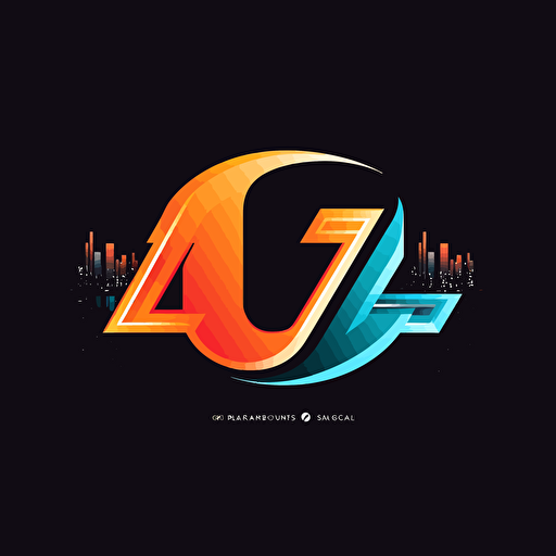 Place a C letter next to a Z letter and combine it as a simple line vector logo looking like a events company logo