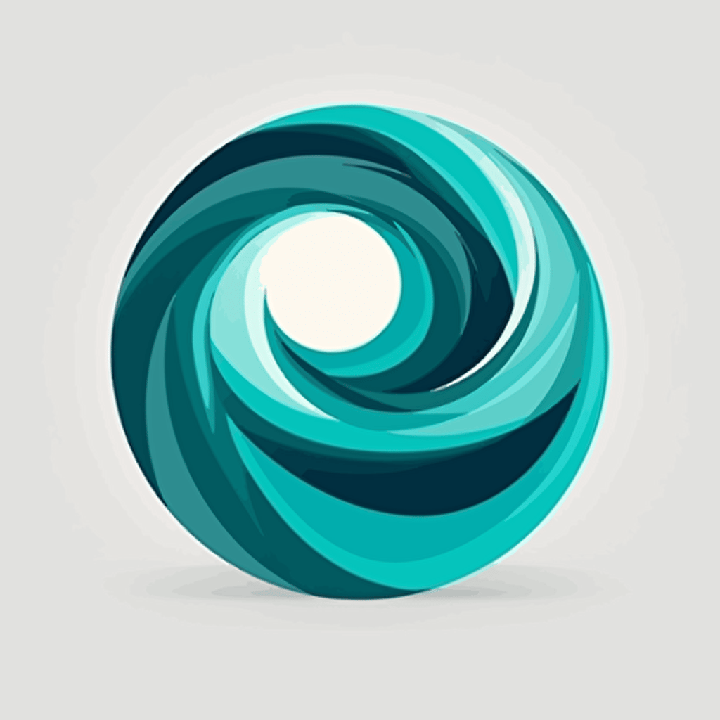 logo vague, dynamique, moderne, vectoriel