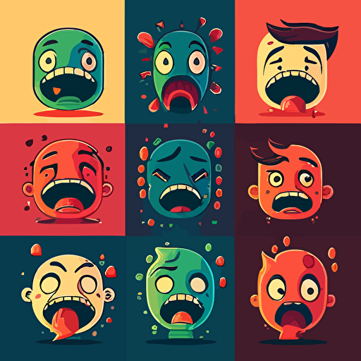 a vector illustration about emotions
