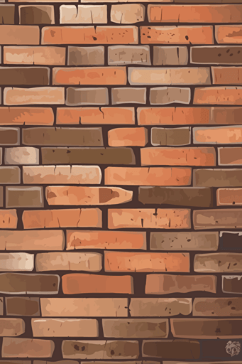 brick wall vector art printable texture
