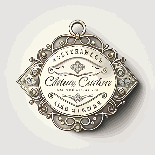 logo, Classic Charms Jewelers, Antique-inspired jewelry for timeless elegance, Antique, nostalgic, classic, retro, timeless, romantic, vector, white solid bg