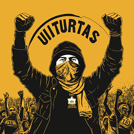 football ultras vector art