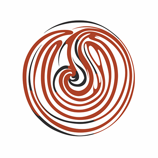 a simple vector logo of a human womb