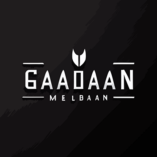 Nadlan Group Lettermark Logo, simple, black and white, vector emblem, basic, low detail, smooth