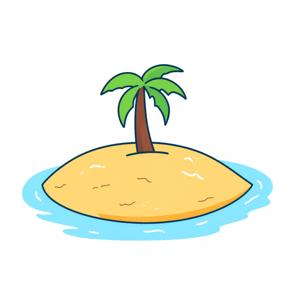 a desert island