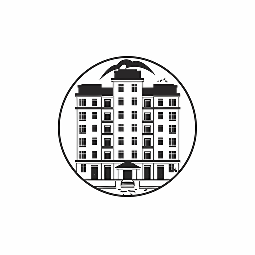 apartment logo minimalistic, vector, simple