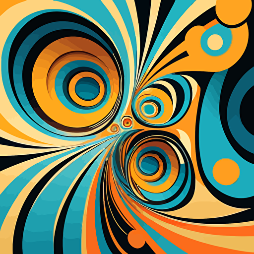 fun vector art, swirl patterns