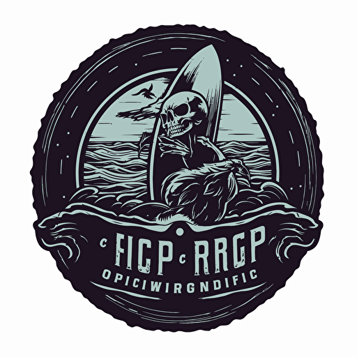 Rip Curl surfing company logo, isolated, no background, clean edges, high-resolution, vector format, transparent PNG file, suitable for overlaying on other images or designs