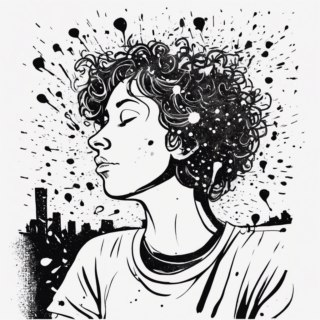 a person daydreaming