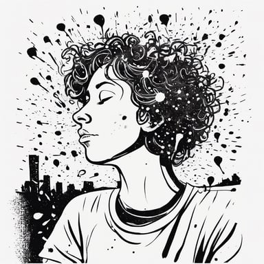 a person daydreaming