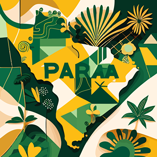 welcome to brazil map vector free download, in the style of fauvist palette, green academia, language-based, de stijl, geometric shapes & patterns, art deco sensibilities, leaf patterns
