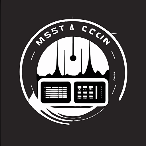 logo design representing mission control, vector, minimal