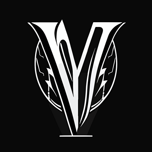 a lettermark logo of the letter "LKY", simple logo, black and white, vector