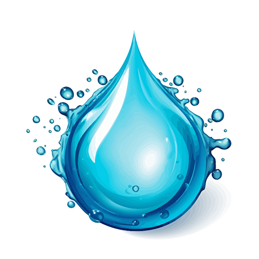 vector drop of water