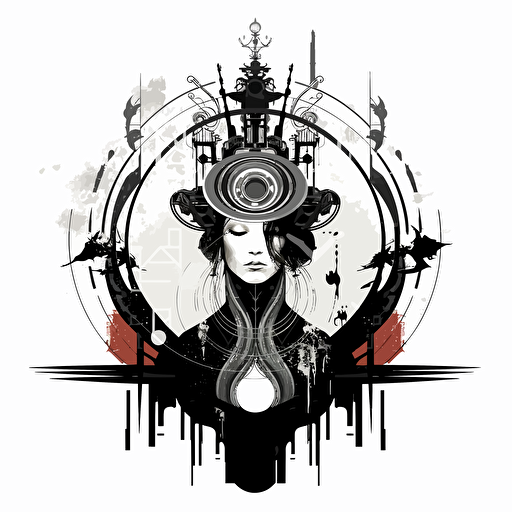 iconic modern pictorial of "NOX", black vector, white background