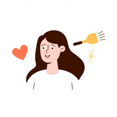 a woman brushing her hair