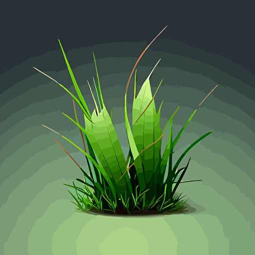 grass vector simple, 2d vector