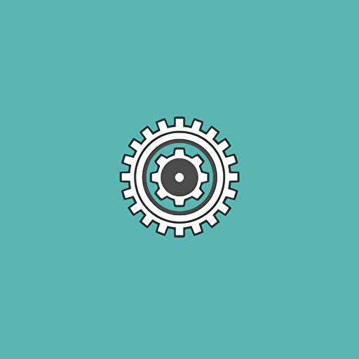 a simple vector logo, for a mechanical design company