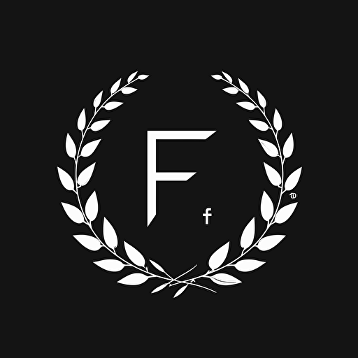 create a lettermark of letters F and W for a fashion company, modern, vector, simple