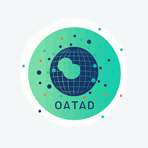 Design a clean and visually engaging, vector-based, text-free logo for a company called 'Data for Good,' which processes government data to improve lives worldwide. The logo concept should incorporate a stylized globe with interconnected dots, subtly forming a heart shape to symbolize the company's mission. Use a modern and vibrant color palette, such as blues, greens, and teals, to convey trust, innovation, and positivity. Incorporate some design elements that add visual interest without compromising the overall simplicity. Ensure the design is suitable for scaling and adapts well to various platforms, including digital, print, and promotional materials. Place the logo on a white background to enhance its clarity and versatility