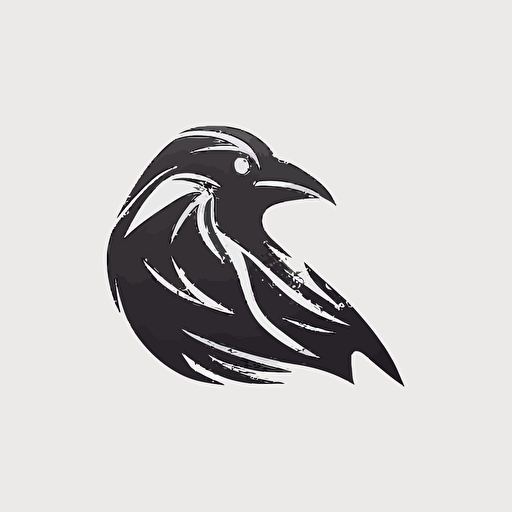 logo de loro en vector, 2d, monocromático, lineas, fondo blanco, icononico