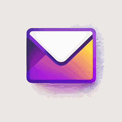 logo for a service sending messages coming from contact forms to email addresses, minimal, vectorized logo, flat with a purple gradient on white background
