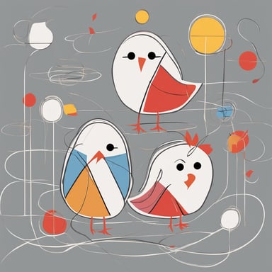 chicks playing