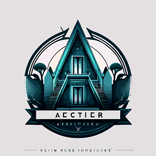 2d vector, architecture logo design