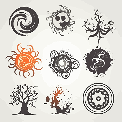 element, vector illustration style.