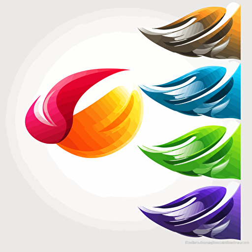 logo, vector, wing at a chatbox flying, with this colors #002e5e, #b0b91b, #fdb814