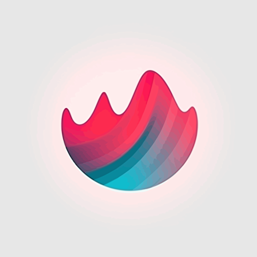 sound wave vector abstract logo