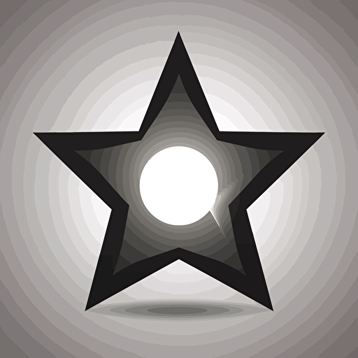 vector shape, rounded star