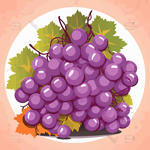 a vector illustration of a bunch of grapes but the grapes are actually basketballs