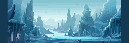 The Tundra category features vector images inspired by the cold and barren landscapes of the Arctic tundra. These images capture the unique beauty and wildlife found in this frigid region. You will find depictions of snow-covered landscapes, icy formations, polar bears, arctic foxes, and other tundra-specific elements