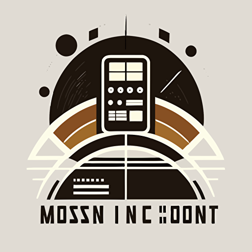 logo design representing mission control, vector, minimal