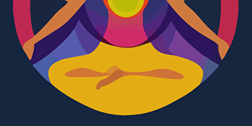 sattvic sun moon balance feminine masculine vector illustration guru sakshat guru devo