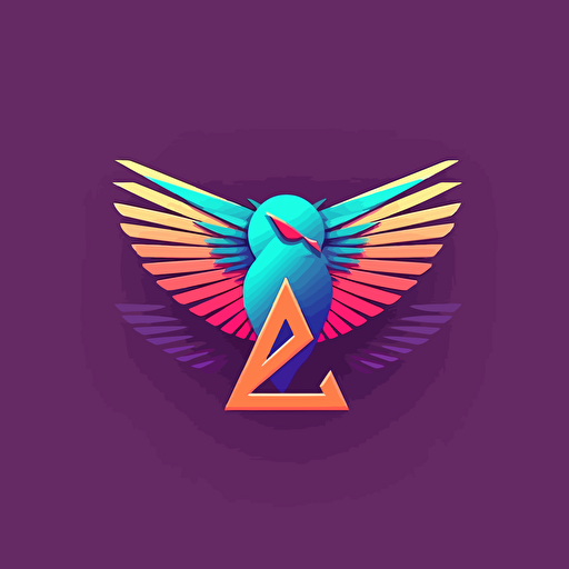 modern, stylish, trendy, minimalistic, vector logo of "Az"