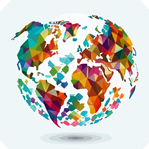 World logo, Vector, white background