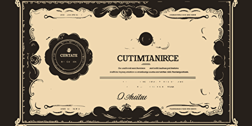 vector certificate template