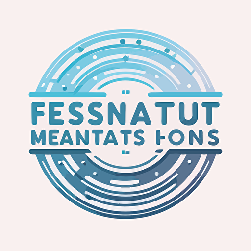 logo for a digital service sending messages coming from contact forms to email addresses, minimal, vectorized logo, flat with a bluish gradient on white background