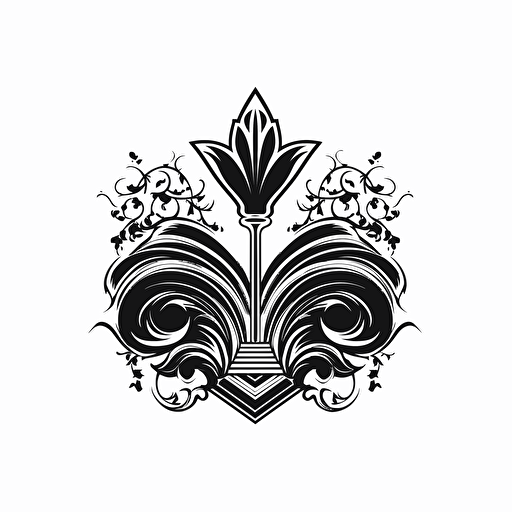book editor logo, black and white, vector white background