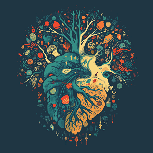 the neurobiology of love art design negative space behance vector art
