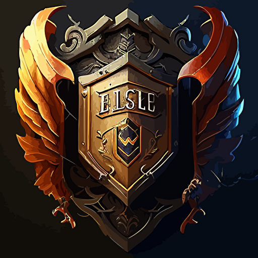 cofre de tesoro vectorial, estilo league of leguends